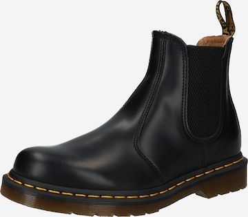Dr. Martens Chelsea Boots 'Crazy Horse' in Black: front