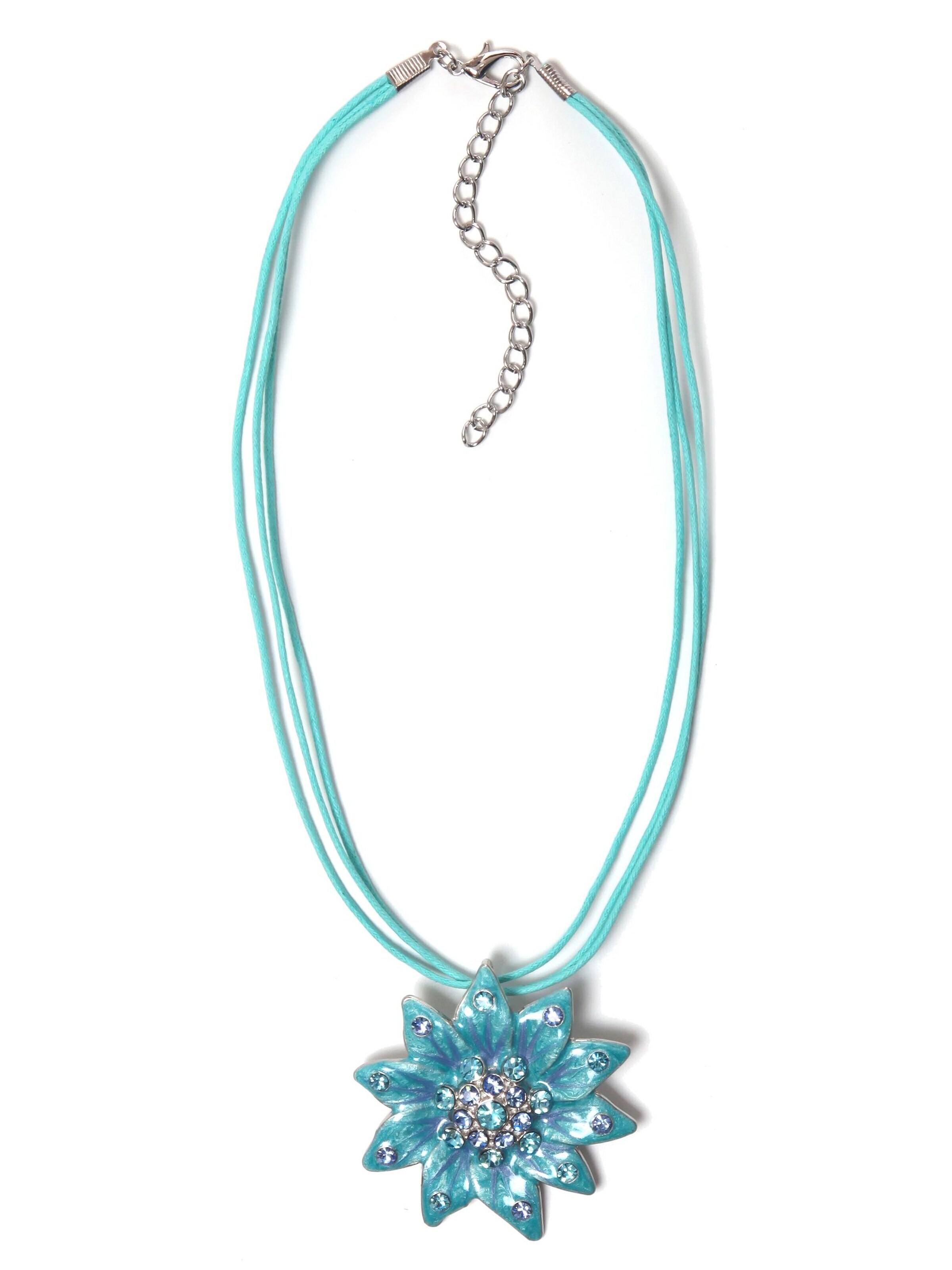 COLLEZIONE ALESSANDRO Kette 'Doris'‌‌‌ in Blau: Vorderseite