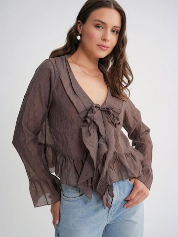 Chemisier MixRay en marron