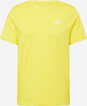geltona Nike Sportswear Marškinėliai 'CLUB': priekis