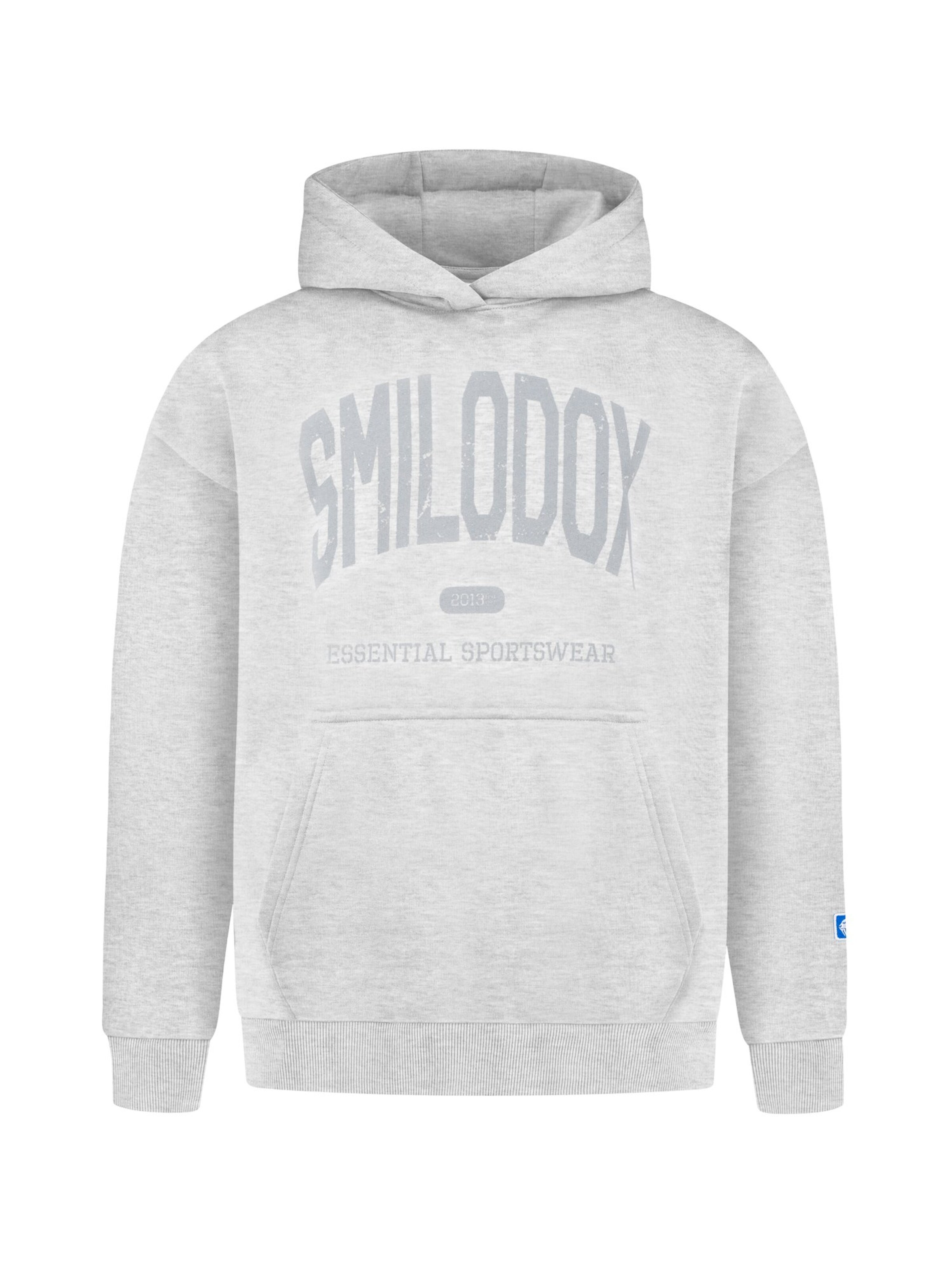 Smilodox Sweatvest in Grijs: voorkant