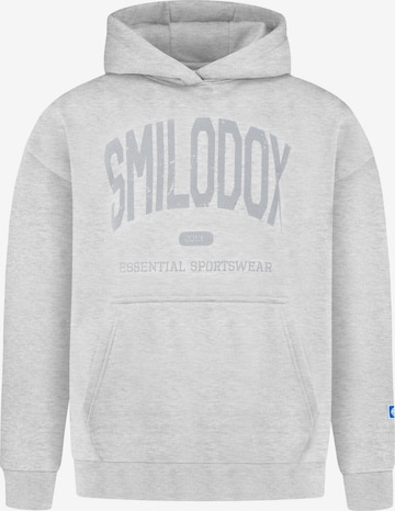 Veste de survêtement Smilodox en gris : devant