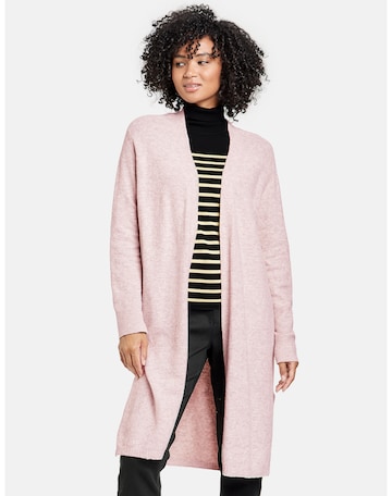 TAIFUN Knit Cardigan in Pink: front