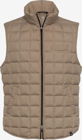 Gilet di Boggi Milano in marrone: frontale