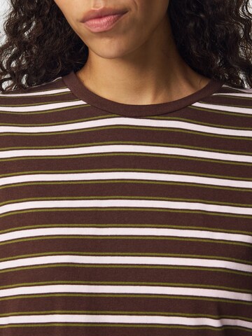 PIECES Shirt 'SADIE' in Brown
