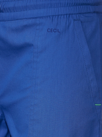CECIL Regular Shorts in Blau