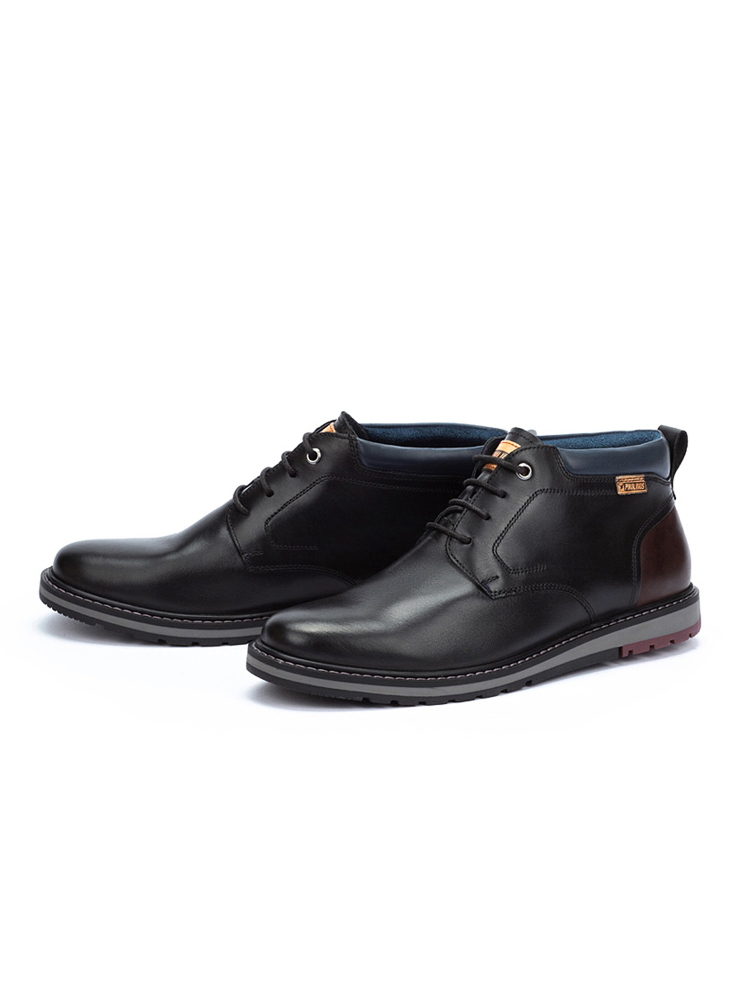 PIKOLINOS Lace-up boots 'Berna' in Black