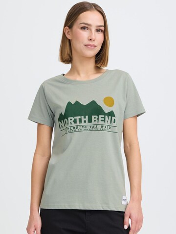 T-shirt ' NBCash ' North Bend en gris : devant