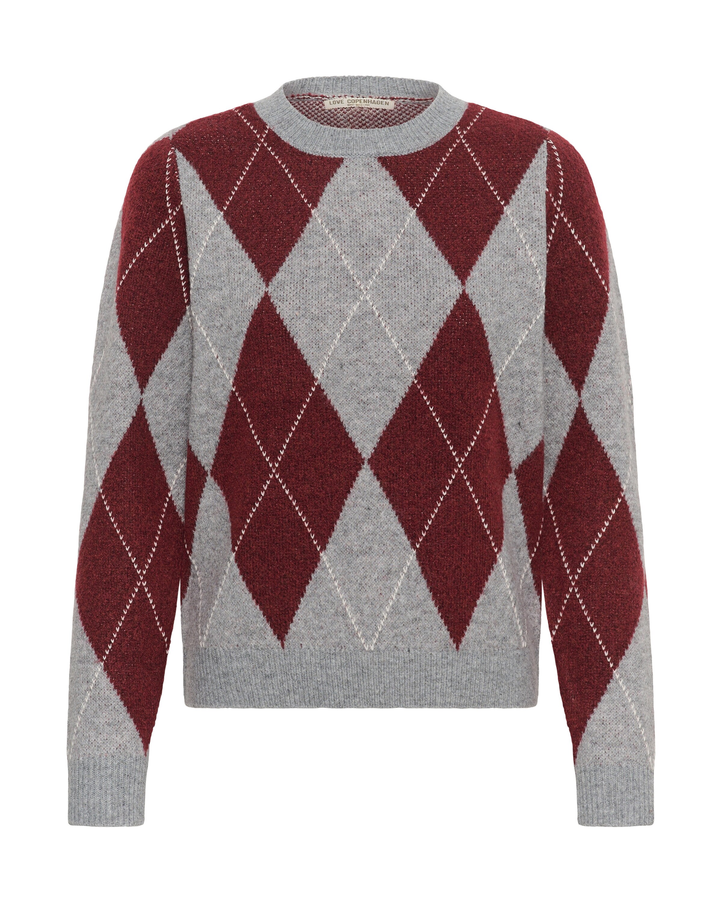 Love Copenhagen Pullover in Grau: Vorderseite