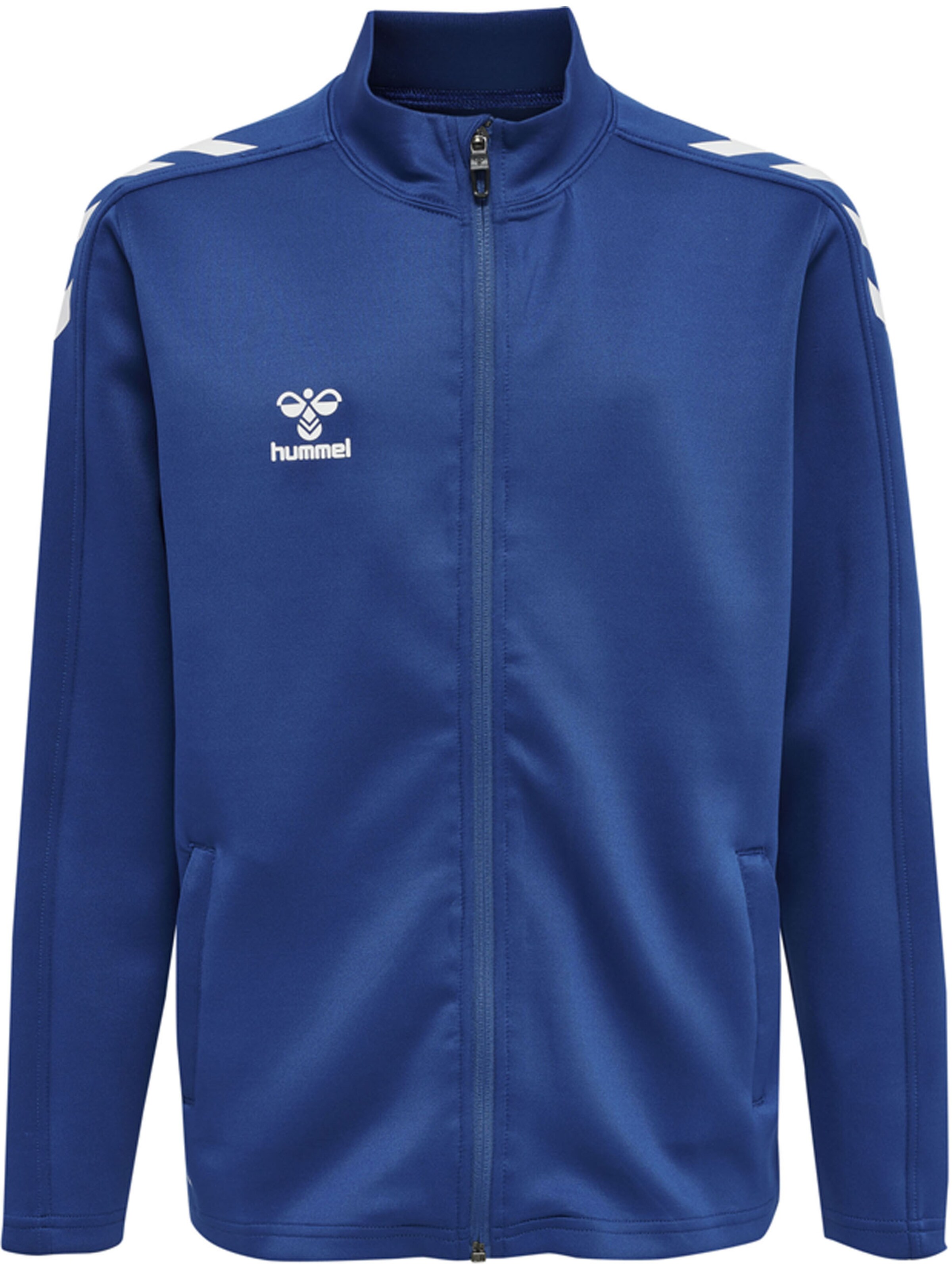 Hummel Sportsweatjacke 'Core Xk Poly' in Blau: Vorderseite