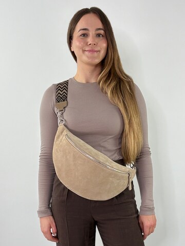 lePelou Fanny Pack 'GENOVA' in Beige