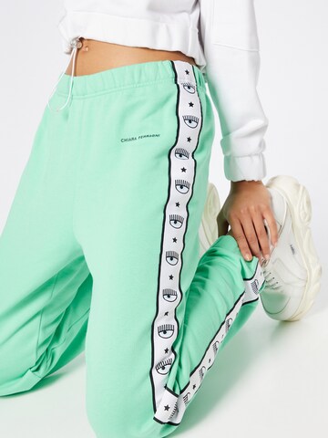 Chiara Ferragni tavaline Püksid, värv roheline