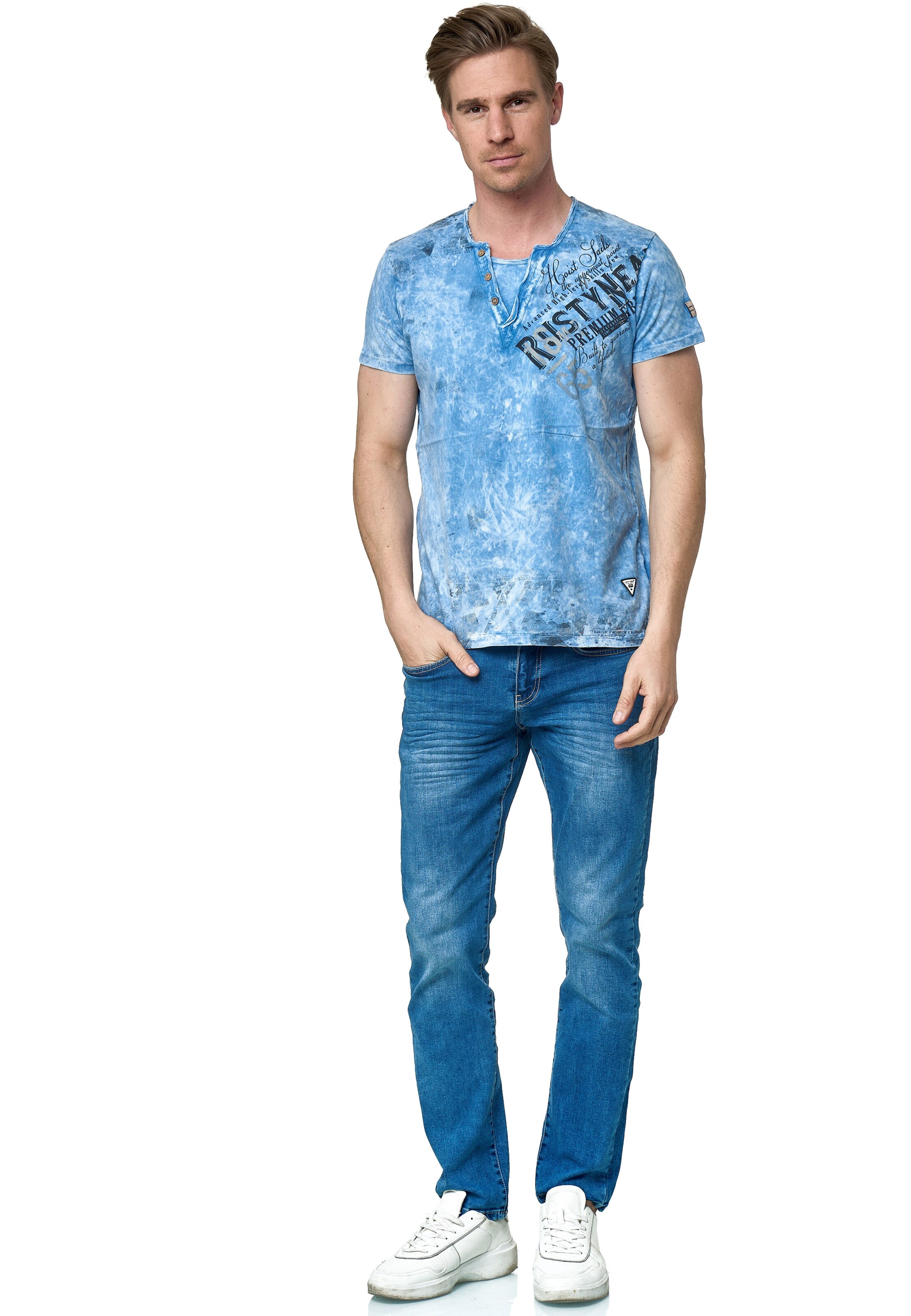 Rusty Neal T-Shirt in Blau