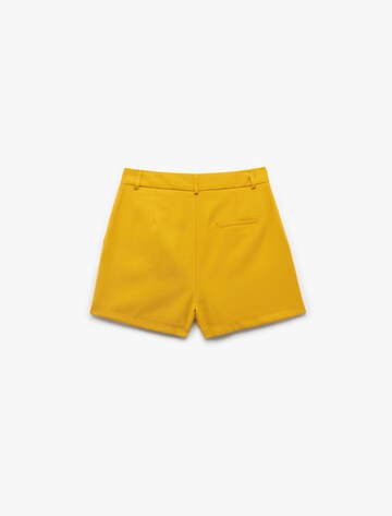 Koton Regular Pleat-front trousers in Yellow