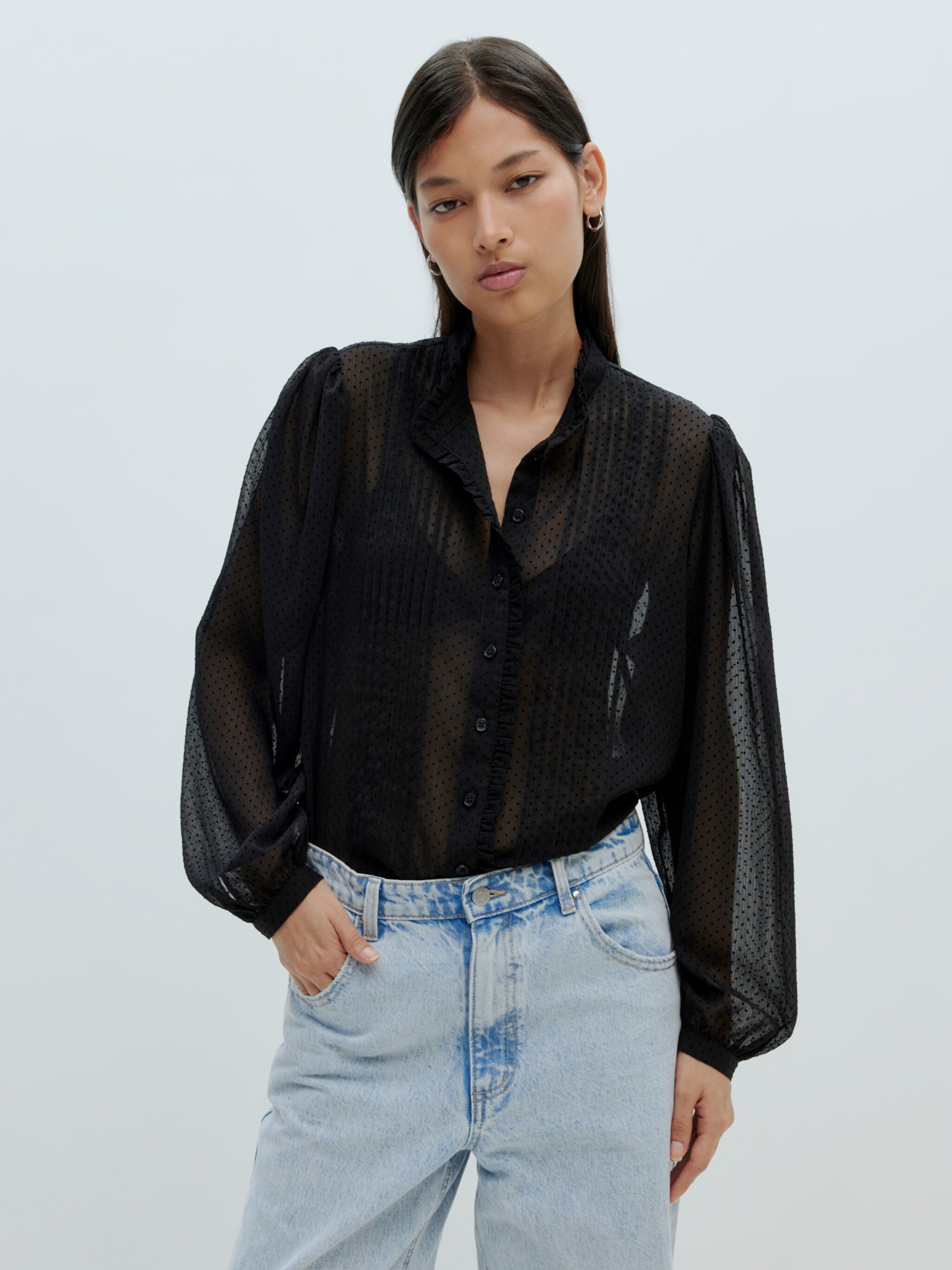 EDITED Produits Chemisier 'Kathleen' noir