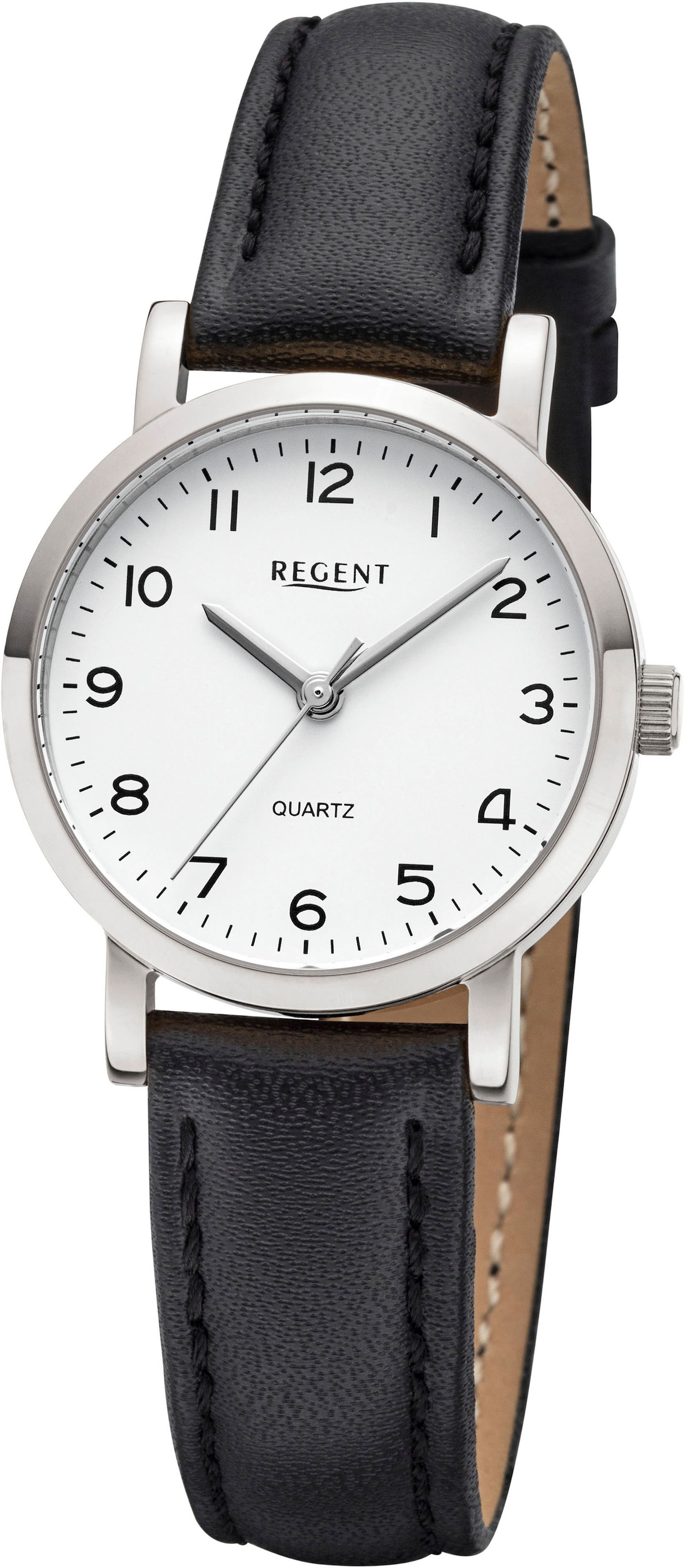 REGENT Analog Watch in Black: front