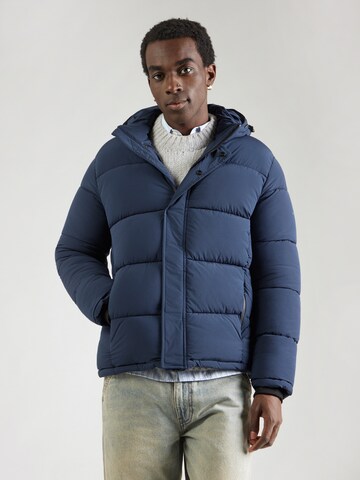 Pepe Jeans Зимняя куртка 'Jobias' в Синий: спереди
