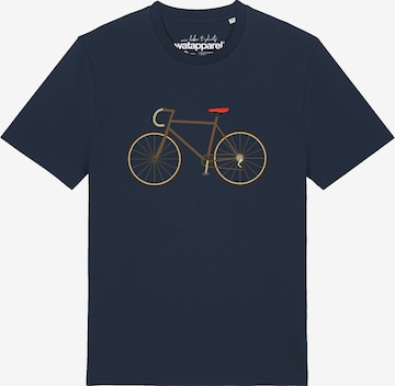 T-Shirt 'Fahrrad' Watapparel en bleu : devant