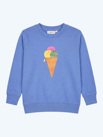 MelaDi Sweater 'Kinder Sweater aus Biobaumwolle - Eiscreme' in Blue: front