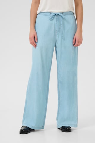Wide Leg Jean 'Citha Aurelia' CULTURE en bleu : devant