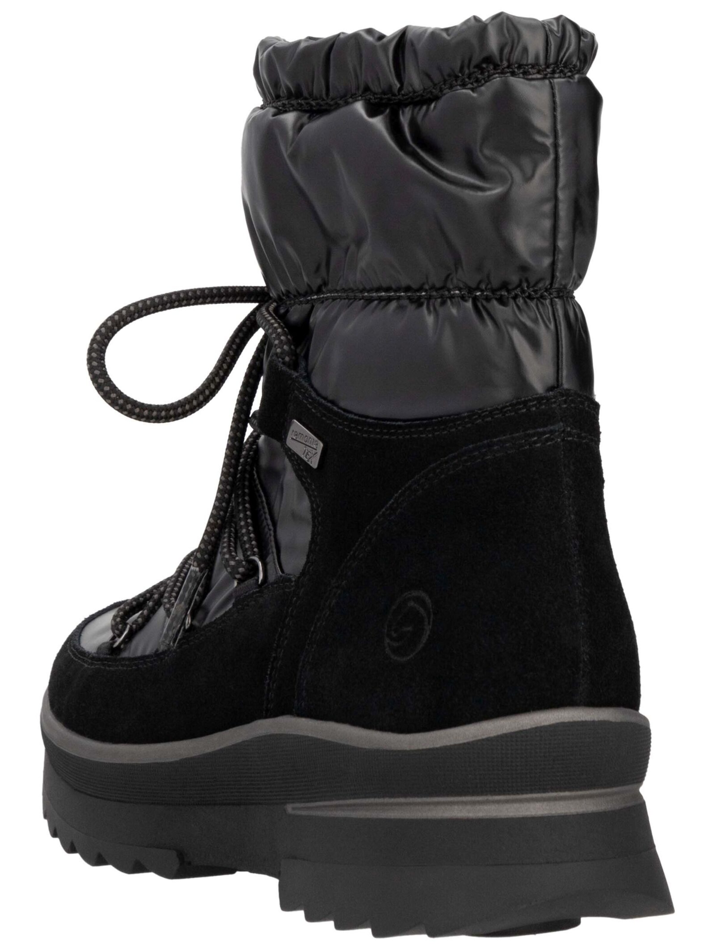 Bottines à lacets REMONTE en noir