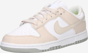 Nike Sportswear Matalavartiset tennarit 'DUNK LOW NEXT NATURE' värissä valkoinen: edessä