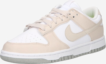 Baskets basses 'DUNK LOW NEXT NATURE' Nike Sportswear en blanc : devant