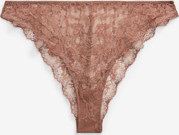 Polo Ralph Lauren Panty ' Mid Rise Tanga ' in Brown: front