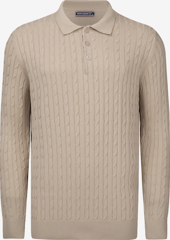 Pull-over Felix Hardy en beige : devant