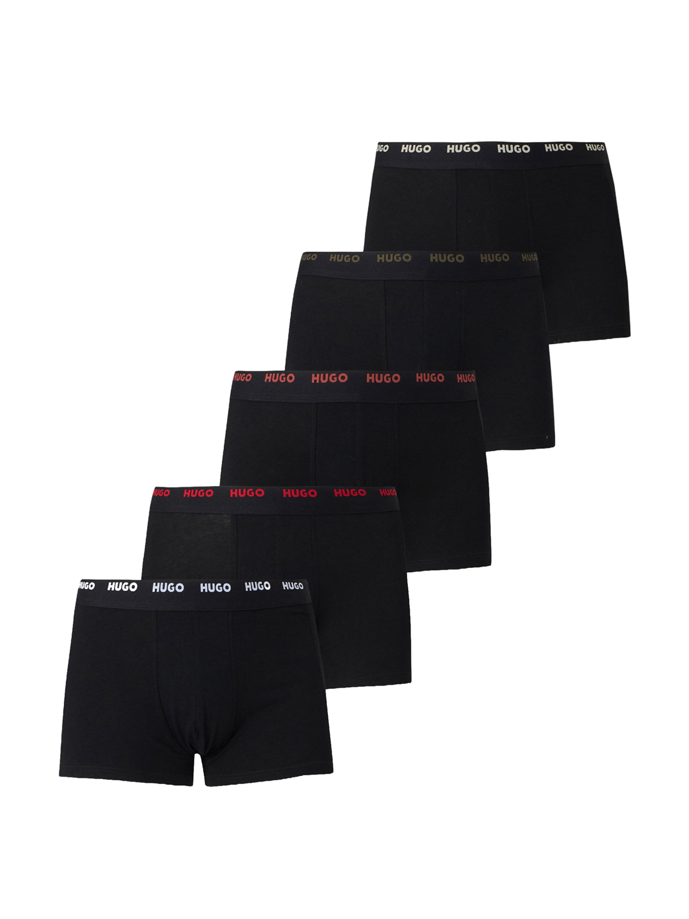 HUGO Boxer shorts in Black: front