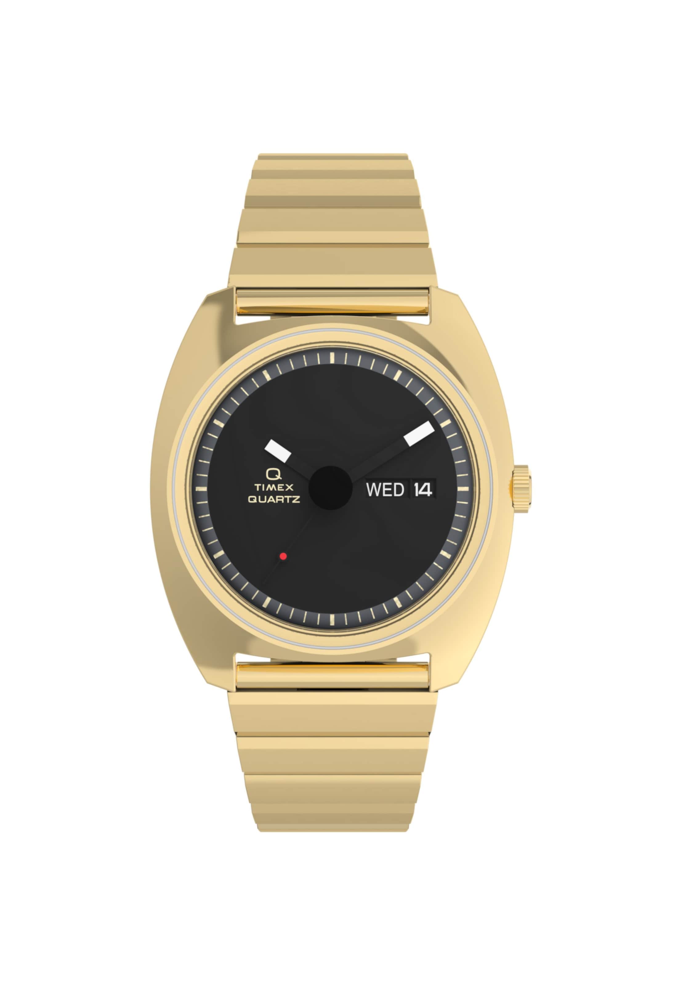 TIMEX Montre à affichage analogique 'Q1975 Enigma' en or, Vue avec produit