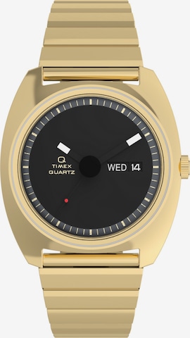 Montre à affichage analogique 'Q1975 Enigma' TIMEX en or : devant