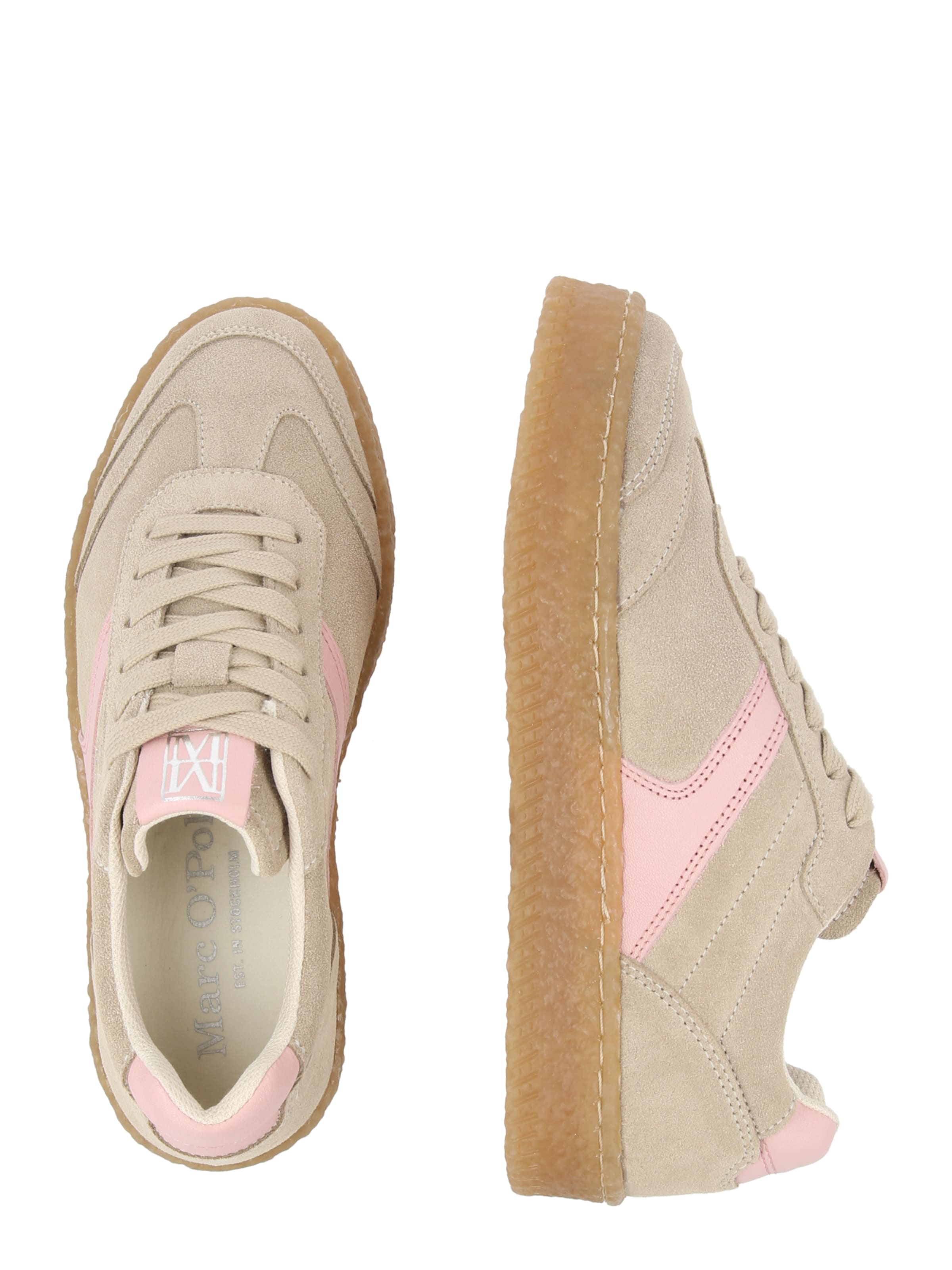 Marc O'Polo Matalavartiset tennarit 'Cortney' värissä beige