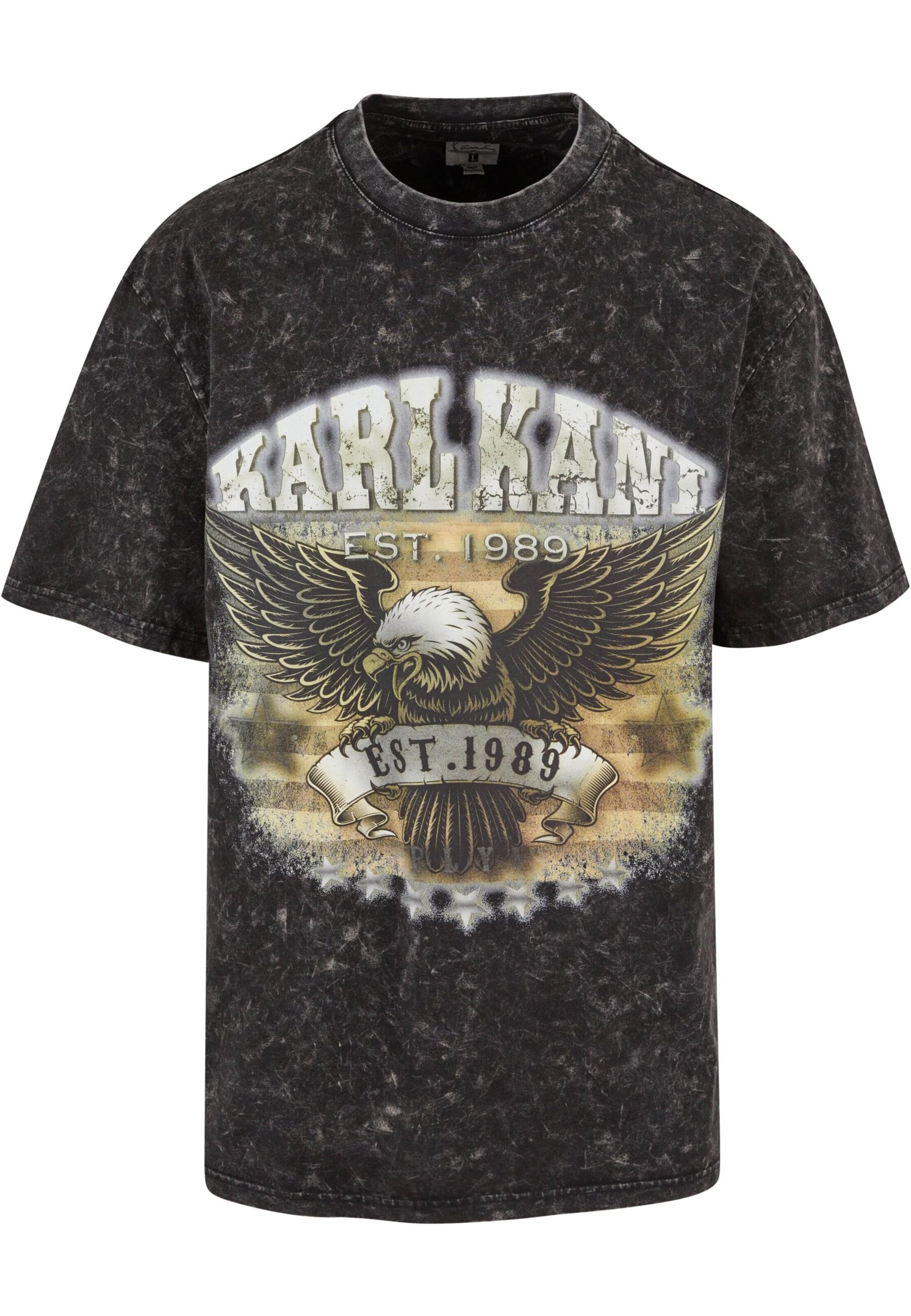 Karl Kani Μπλουζάκι σε μαύρο: μπροστά