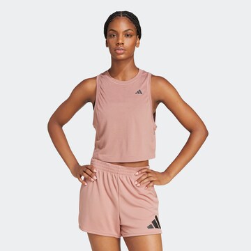 ADIDAS PERFORMANCE Sporttop in Pink: Vorderseite