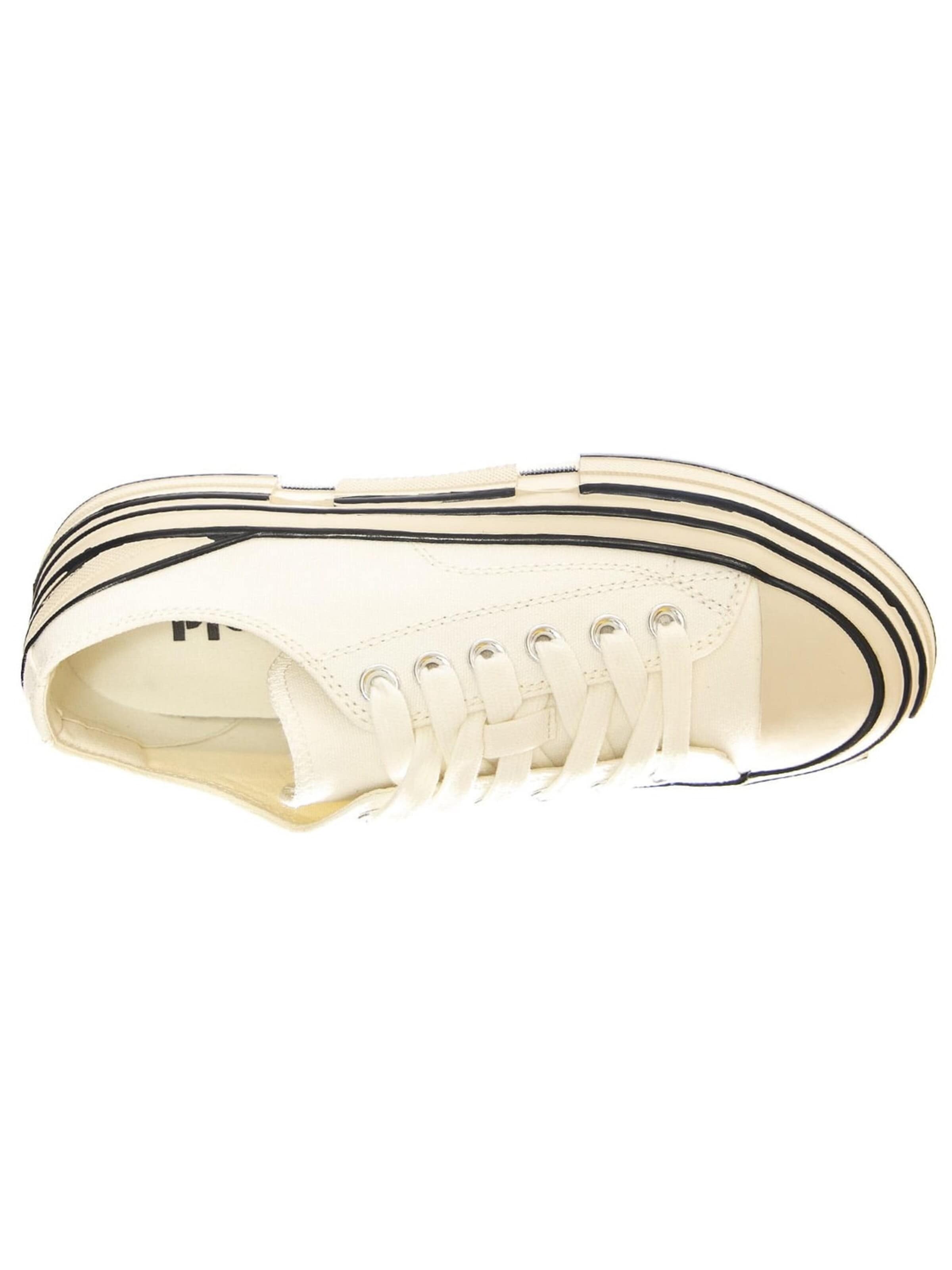 Scarpa stringata sportiva 'JC Play Endorphin-H Canvas White Shoes' di Jeffrey Campbell in bianco