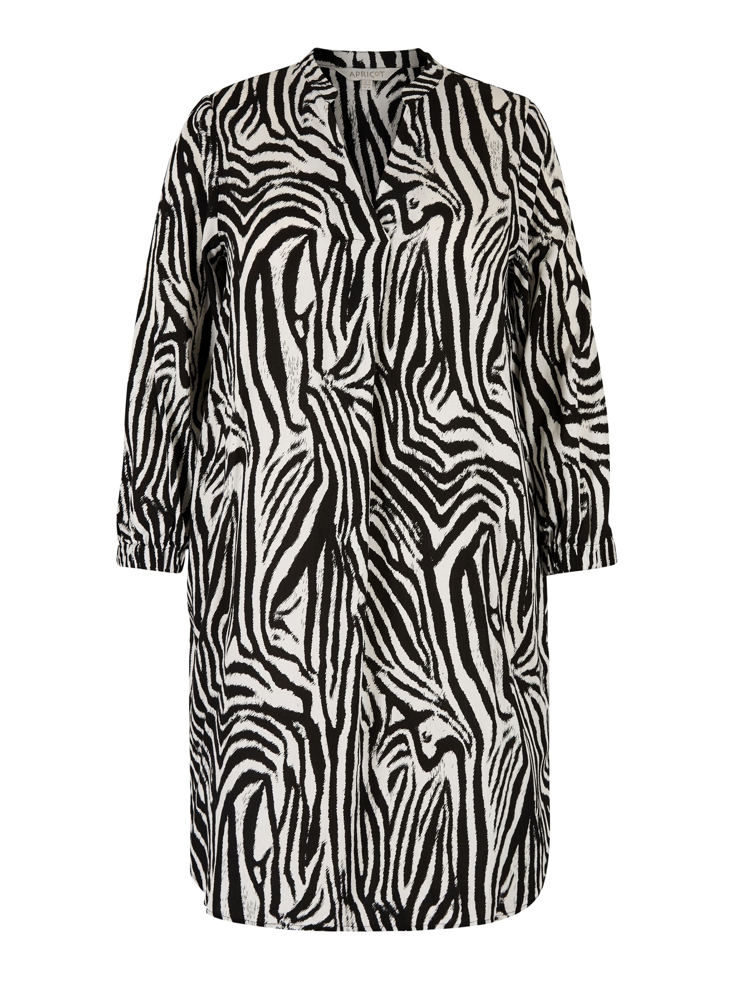 Apricot Jurk in Zwart: voorkant