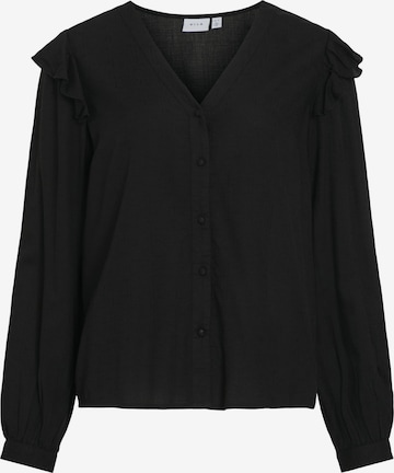 VILA - Blusa en negro: frente