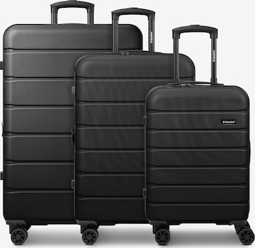 Saxoline Suitcase set in Black: front