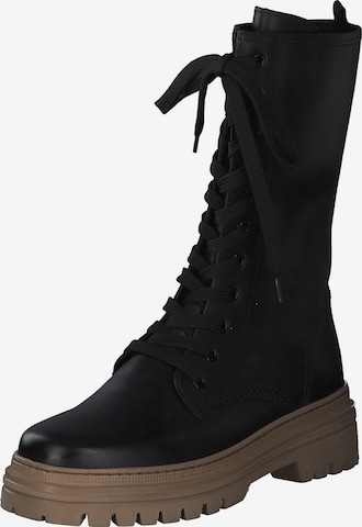 GABOR Lace-Up Boots in Black: front