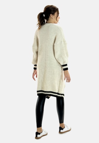 Elara Gebreide mantel in Beige