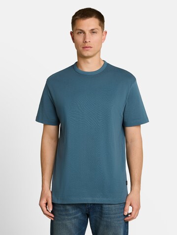 TOM TAILOR DENIM Shirt in Blauw: voorkant