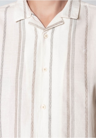 Clean Cut Copenhagen Comfort fit Overhemd 'Evald' in Beige