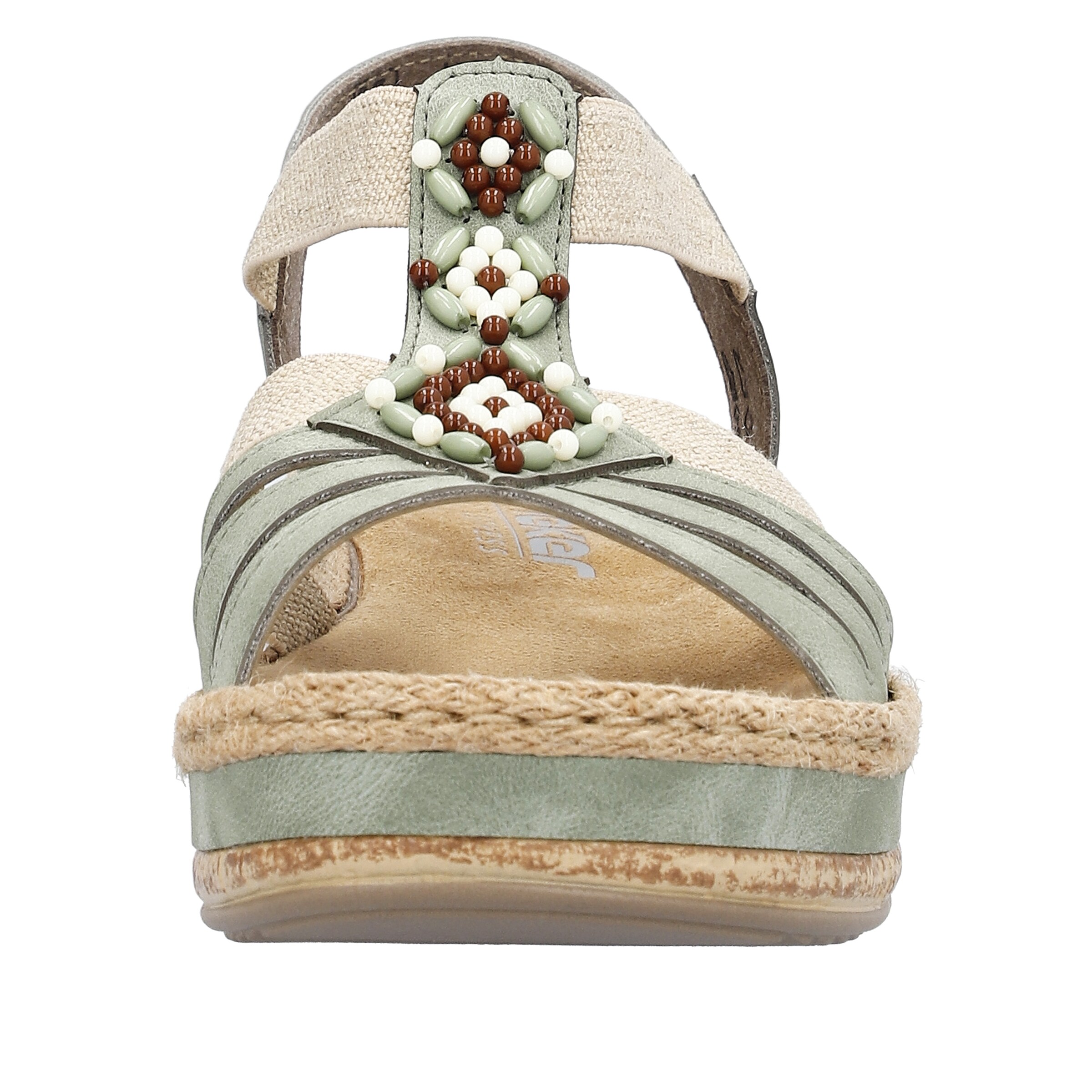 Sandales 'V0920' Rieker en vert