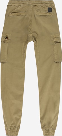 ALPHA INDUSTRIES Tapered Pants in Green