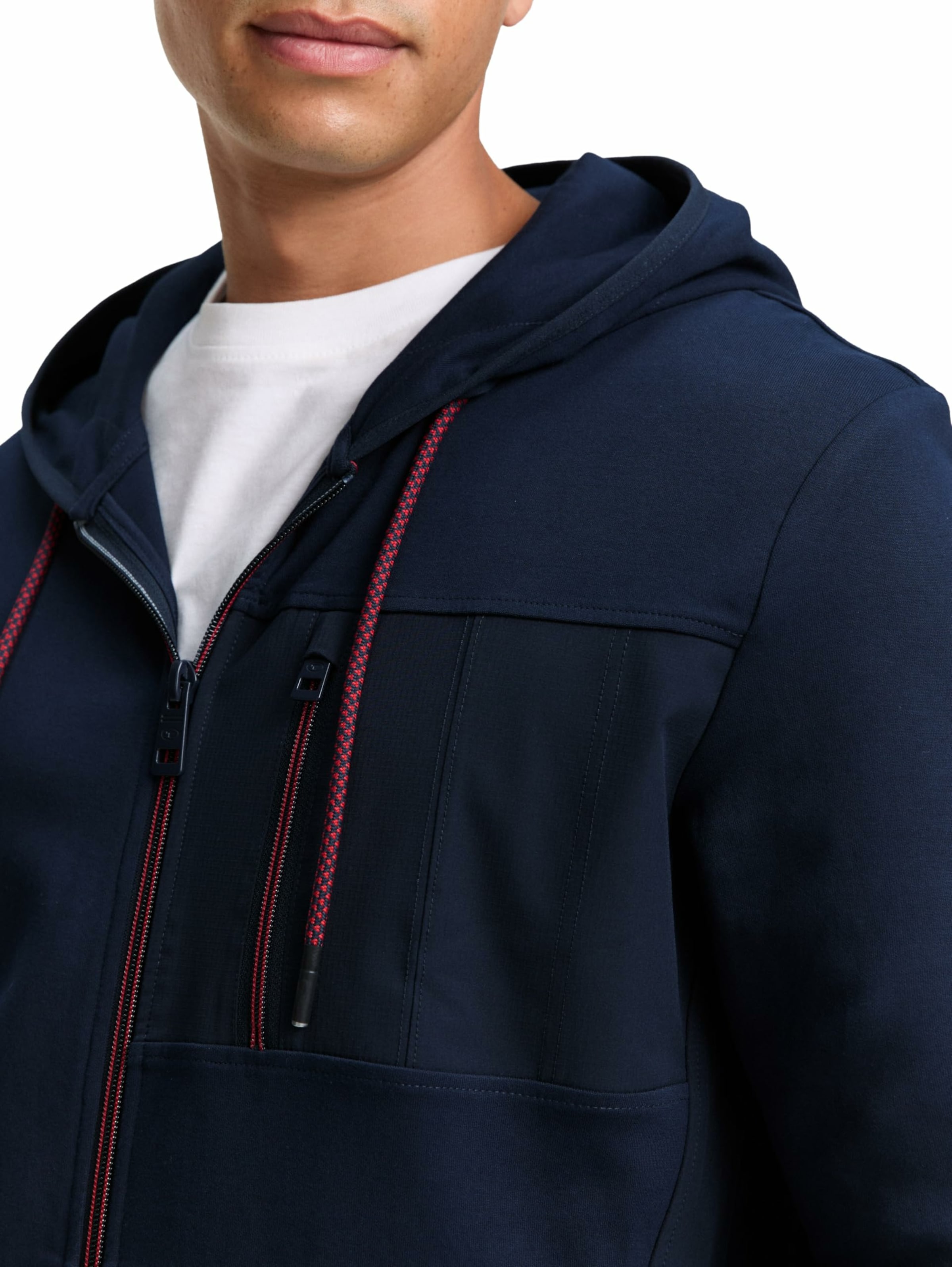 TOM TAILOR Sweatjacke in Blau