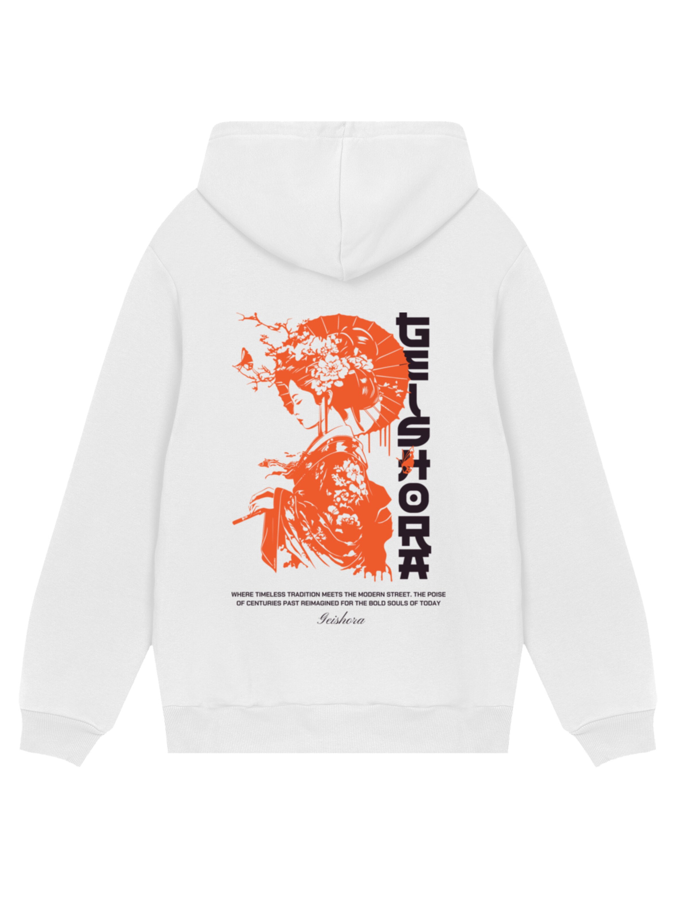 Pull-over 'Geishora Japan Streetstyle' F4NT4STIC en blanc