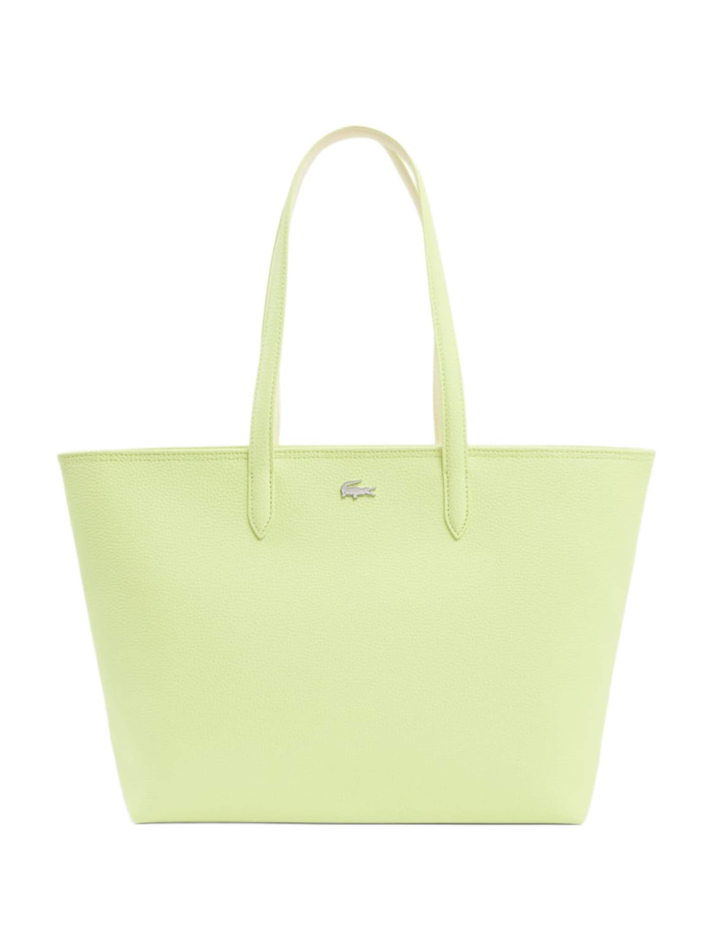 LACOSTE Torba shopper 'Lacoste Sac cabas zippé Anna Sencha Poudre' w kolorze zielony: przód
