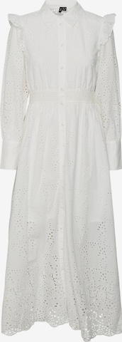 Robe-chemise 'Isabel' VERO MODA en blanc : devant