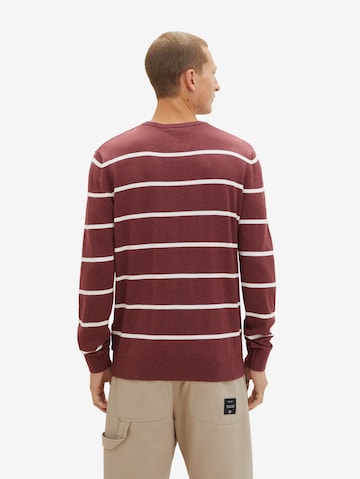 TOM TAILOR - Pullover em vermelho